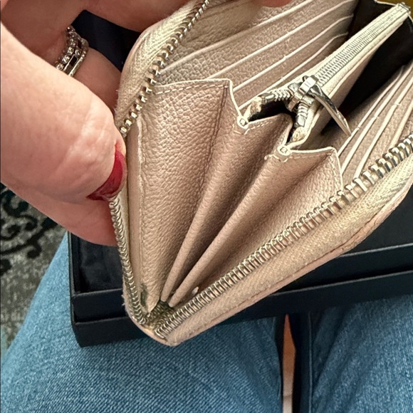 Yves St. Laurent Pink Zip Wallet - Picture 9 of 15